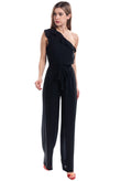 TWENTY EASY By KAOS Jumpsuit Size IT 42 S Ruffle Trim Shoulder Made in Italy gallery photo number 1