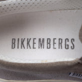 RRP €175 BIKKEMBERGS Canvas & Leather Sneakers EU 37 UK 3.5 US 6.5 Logo Slip On gallery photo number 7