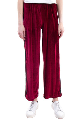 PIERRE DARRE Velour Trousers Size S Made in Italy gallery photo number 1