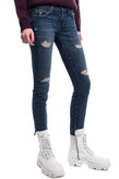 RRP €120 CURRENT/ELLIOTT Jeans Size -24 Stretch Ripped Paint Splatter Cropped gallery photo number 3