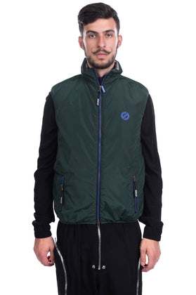 SPARCO Gilet Size S Green Quilted Inside Logo 2 Way Full Zip Funnel Neck gallery photo number 3