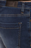 8 Jeans Size 27 Stretch Blue Faded Effect Zip Fly Fit Made in Italy gallery photo number 6