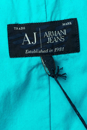 RRP €265 ARMANI JEANS Blazer Jacket Size 46 / XL Garment Dye Peak Lapel Collar gallery photo number 6