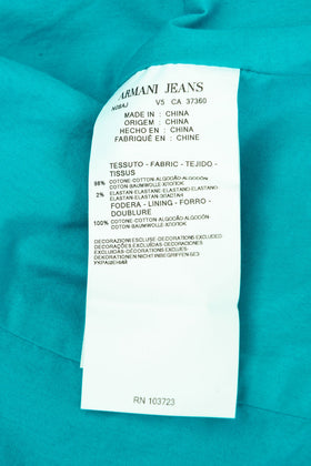RRP €265 ARMANI JEANS Blazer Jacket Size 46 / XL Garment Dye Peak Lapel Collar gallery photo number 8