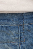 SUN68 Jeans Size 31 Blue Faded Worn look Embroidered Made in Italy gallery photo number 5