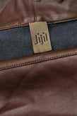 JIJIL Cropped Jacket Size IT 44 / M PU Leather Open Front Shawl Lapel Collar gallery photo number 7