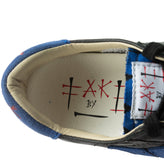 FAKE By ISHIKAWA Leather Sneakers EU 32 UK 13 US 1 Star Patch Made in Italy gallery photo number 7