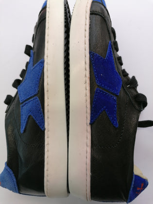 FAKE By ISHIKAWA Leather Sneakers EU 32 UK 13 US 1 Star Patch Made in Italy gallery photo number 10