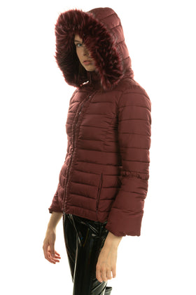 NENETTE By SILVIA GUARNIERI Quilted Jacket Size 42 / M Faux Fur Trim Padded gallery photo number 3