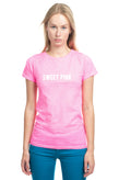 SWEET MATILDA T-Shirt Top Size M Melange Effect 'SWEET PINK' Print Made in Italy gallery photo number 2