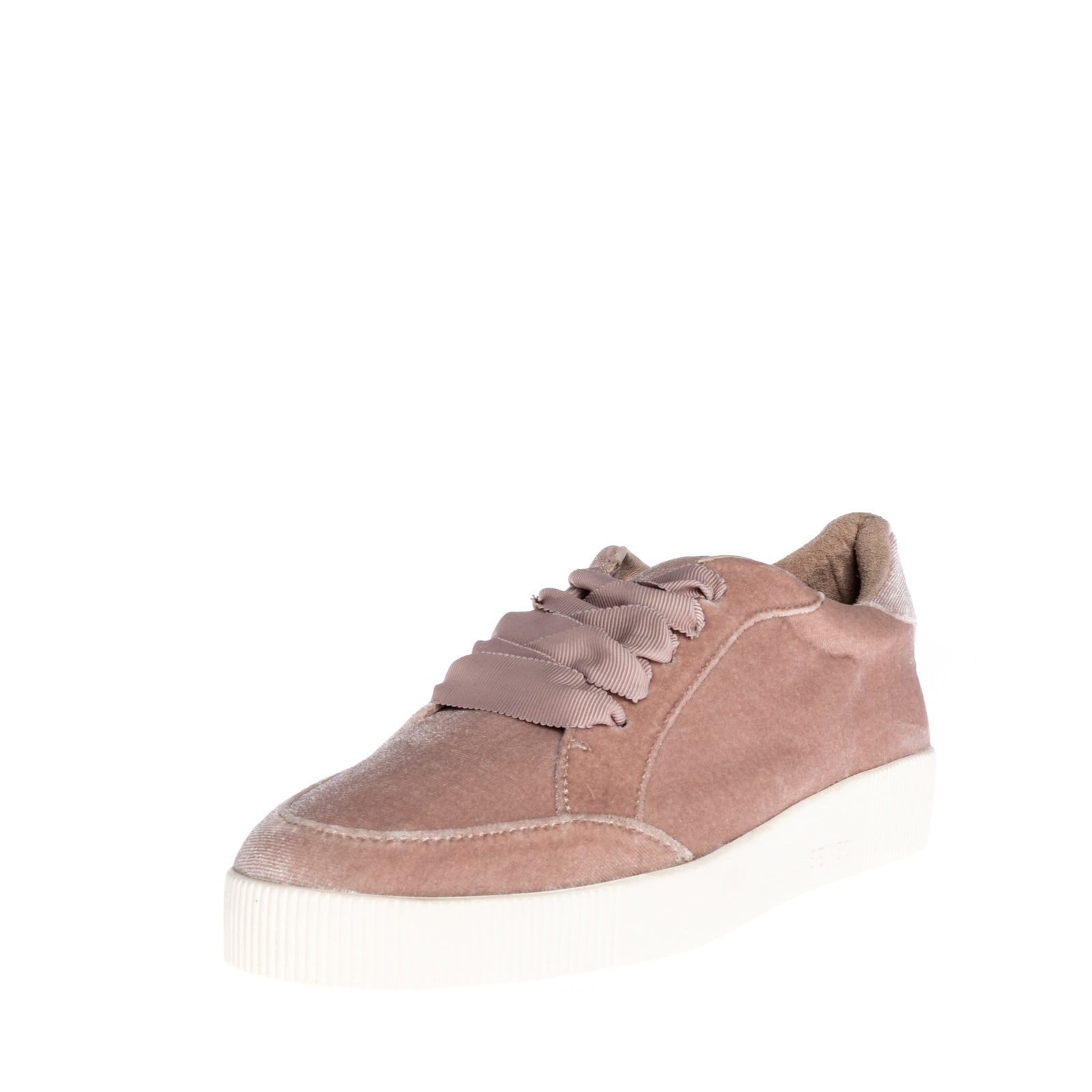 SENSO Velour Sneakers Size 39 UK 6 US 9 Grosgrain Laces Embossed Logo Round Toe gallery main photo