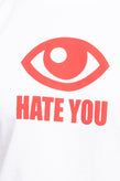 CHINATOWN MARKET T-Shirt Top Size M Coated Eye & HATE YOU Short Sleeve Crew Neck gallery photo number 5