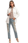 RRP€220 MET IN JEANS Stretch Jeans Size 27 Ripped Faded Worn Look Patched Inside gallery photo number 1