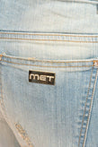 RRP€220 MET IN JEANS Stretch Jeans Size 27 Ripped Faded Worn Look Patched Inside gallery photo number 5