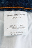 ATOS LOMBARDINI Jeans Size 25 Stretch Paint Splatter Worn Look Made in Italy gallery photo number 7