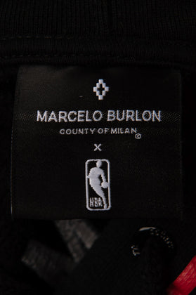 RRP €315 MARCELO BURLON COUNTY OF MILAN x NBA Hoodie Size S Made in Portugal gallery photo number 8