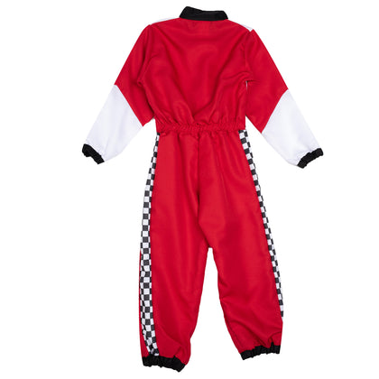 MELISSA & DOUG Race Car Driver Costume Size 3-6Y Check Patches Helmet gallery photo number 3