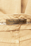 MANILA GRACE DENIM Dirty Look Denim Shorts Size 28 Turn-Up Cuffs Made in Italy gallery photo number 6