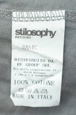 STILOSOPHY INDUSTRY T-Shirt Top Size S Split Hem Long Sleeve Made in Italy gallery photo number 7