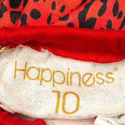 HAPPINESS Sweat Trousers Size 1-2Y Leopard Pattern Cuffed Made in Italy gallery photo number 5