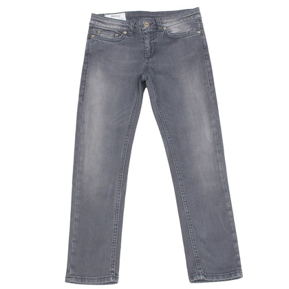 RRP €145 DONDUP Jeans Size 8Y Stretch Grey Faded Effect Low Waist Zip Fly gallery photo number 1