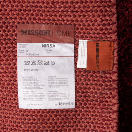 RRP €3065 MISSONI HOME NIRSA Long Rectangle Shape Rug Garment Dye gallery photo number 7