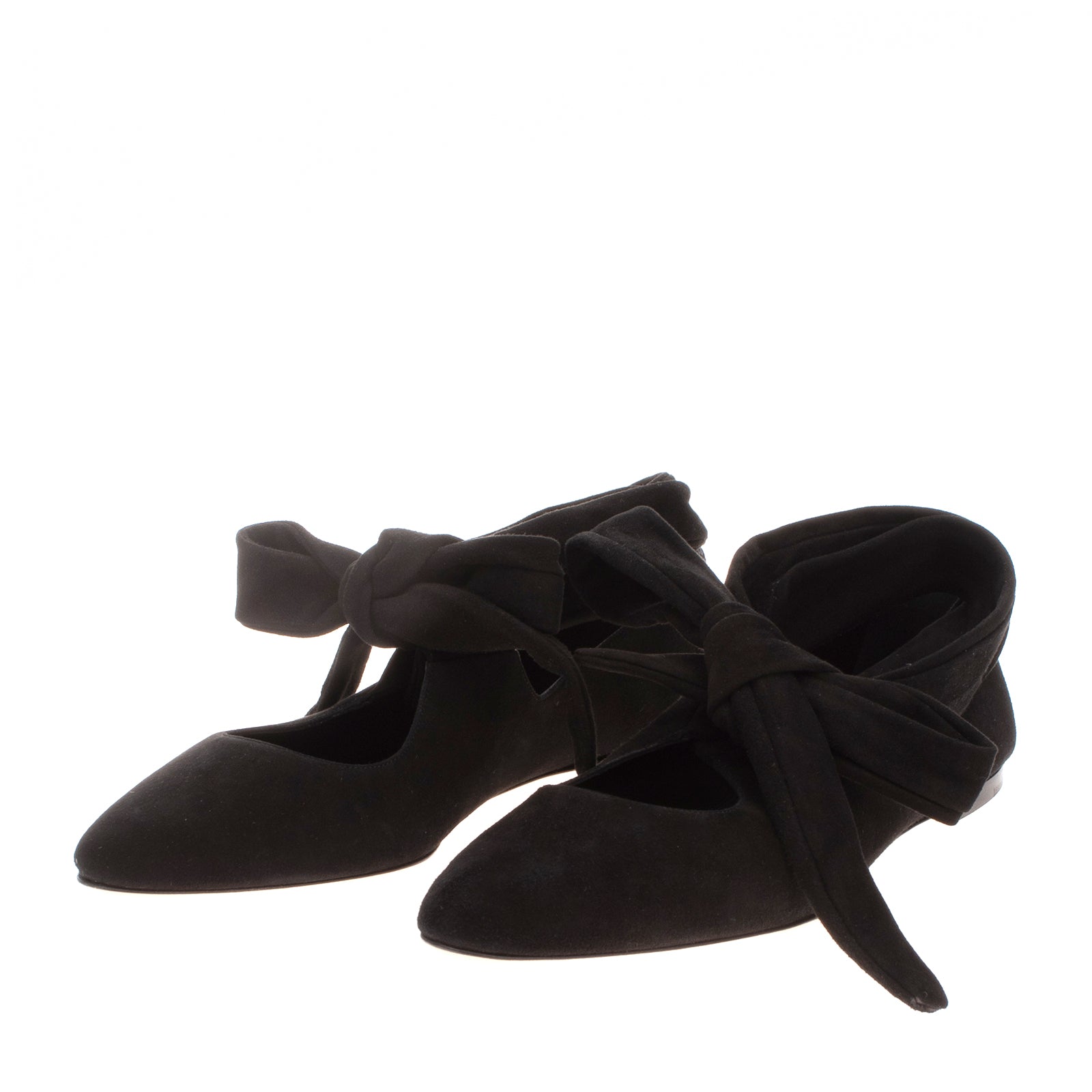 RRP €930 THE ROW ELODIE Leather Ballerina Shoes EU 38 UK 5 US 8 Made in Italy gallery main photo