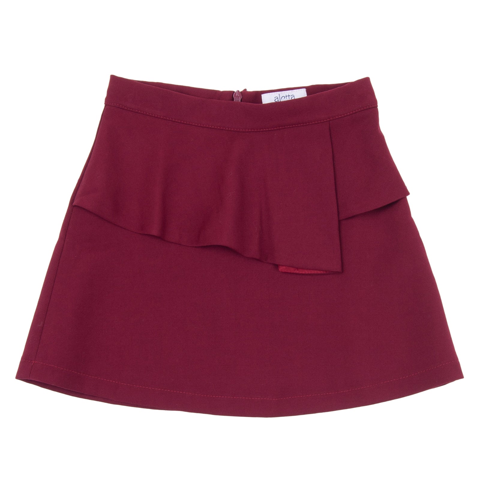 ALETTA A-Line Skirt Size 4Y / 104CM Fully Lined Overlay Detail Made in Italy gallery main photo