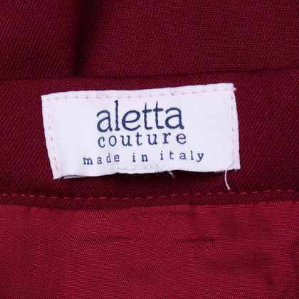 ALETTA A-Line Skirt Size 4Y / 104CM Fully Lined Overlay Detail Made in Italy gallery photo number 4