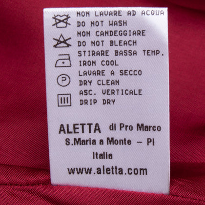 ALETTA A-Line Skirt Size 4Y / 104CM Fully Lined Overlay Detail Made in Italy gallery photo number 6