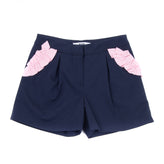 RRP €110 MSGM Pleated Shorts Size 8Y Ruffle Fully Lined Zip Fly Made in Italy gallery photo number 1