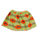 RRP €235 STELLA JEAN Flare Skirt Size 6Y Striped & Bird Pattern Made in Italy gallery photo number 1