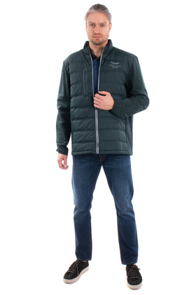 RRP €280 HACKETT Quilted Jacket Size 2XL Padded Contrast Sleeves & Back Full Zip gallery photo number 1