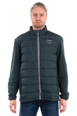 RRP €280 HACKETT Quilted Jacket Size 2XL Padded Contrast Sleeves & Back Full Zip gallery photo number 3
