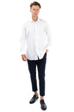 RRP €135 BAGUTTA Shirt Size 41 / 16 Stretch Spread Collar Slim Fit Made in Italy gallery photo number 1