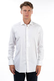 RRP €135 BAGUTTA Shirt Size 41 / 16 Stretch Spread Collar Slim Fit Made in Italy gallery photo number 2