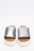 RRP €109 TOO MOLLIS Leather Platform Sandal Shoes US8 UK5 EU38 Metallic gallery photo number 3