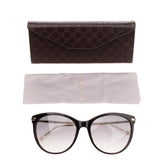 RRP €285 GUCCI GG3771/S Bio Based Butterfly Sunglasses Gradient Bamboo Motif gallery photo number 1