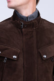 BELSTAFF DENESMERE Suede Leather Jacket US-UK38 IT48 M RRP€1195 Waxed Worn Look gallery photo number 7