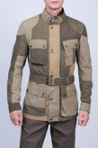 RRP€595 BELSTAFF PATCHWORK TRIALMASTER Waxed Jacket US-UK44 IT54 XXL Belted gallery photo number 3
