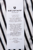 BELSTAFF T-Shirt Top US-UK38 IT48 M Striped Chest Pocket Slit Sides Crew Neck gallery photo number 8