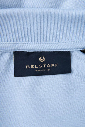 RRP€110 BELSTAFF ESSENTIALS Polo Shirt US-UK44 IT54 XXL Split Hem Spread Collar gallery photo number 7