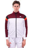 KAPPA Track Jacket Size M Colour Block Branded Stripes Funnel Neck Fit gallery photo number 3