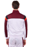 KAPPA Track Jacket Size M Colour Block Branded Stripes Funnel Neck Fit gallery photo number 5