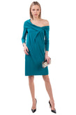 RRP €1205 ALBERTA FERRETTI Shift Dress Size 40 / S Mesh Lined One Shoulder gallery photo number 2