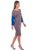 RRP €210 ATOS LOMBARDINI Shift Dress Size IT 40 / XS Pleated Side Made in Italy gallery photo number 3