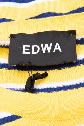 EDWA By EDWARD SPIERS Jumper Size S Striped Pattern Short Sleeve Made in Italy gallery photo number 6