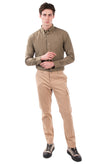 8 Cargo Style Trousers Size IT 50 Stretch Garment Dye Zip Fly Made in Italy gallery photo number 1