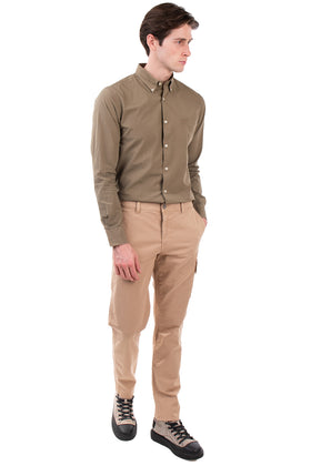 8 Cargo Style Trousers Size IT 50 Stretch Garment Dye Zip Fly Made in Italy gallery photo number 2