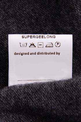 8 Cashmere & Merino Jumper Size S Thin Knit Raw Edges V Neck Made in Italy gallery photo number 9